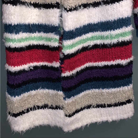 Free People Alpaca Wool Stripe Cardigan Sweater - Picture 5 of 9